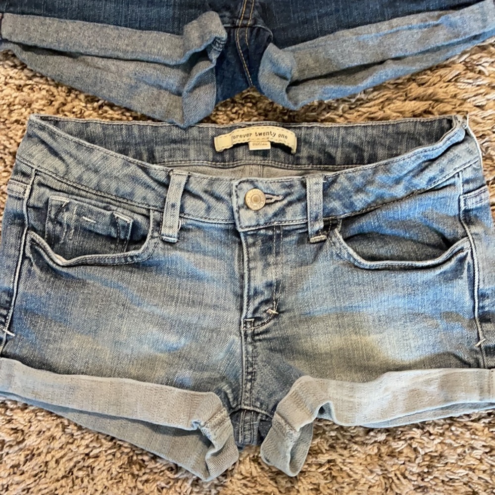 Bundle Sale Short Shorts, Jean Shorts Size 0 Small - Picture 2 of 13